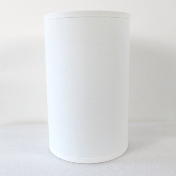 SET OF 2 TALL WHITE LAMPSHADES - Picture 2 of 9